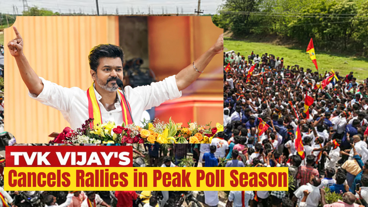 TVK Vijay Cancels Rallies : TN Elections 2026