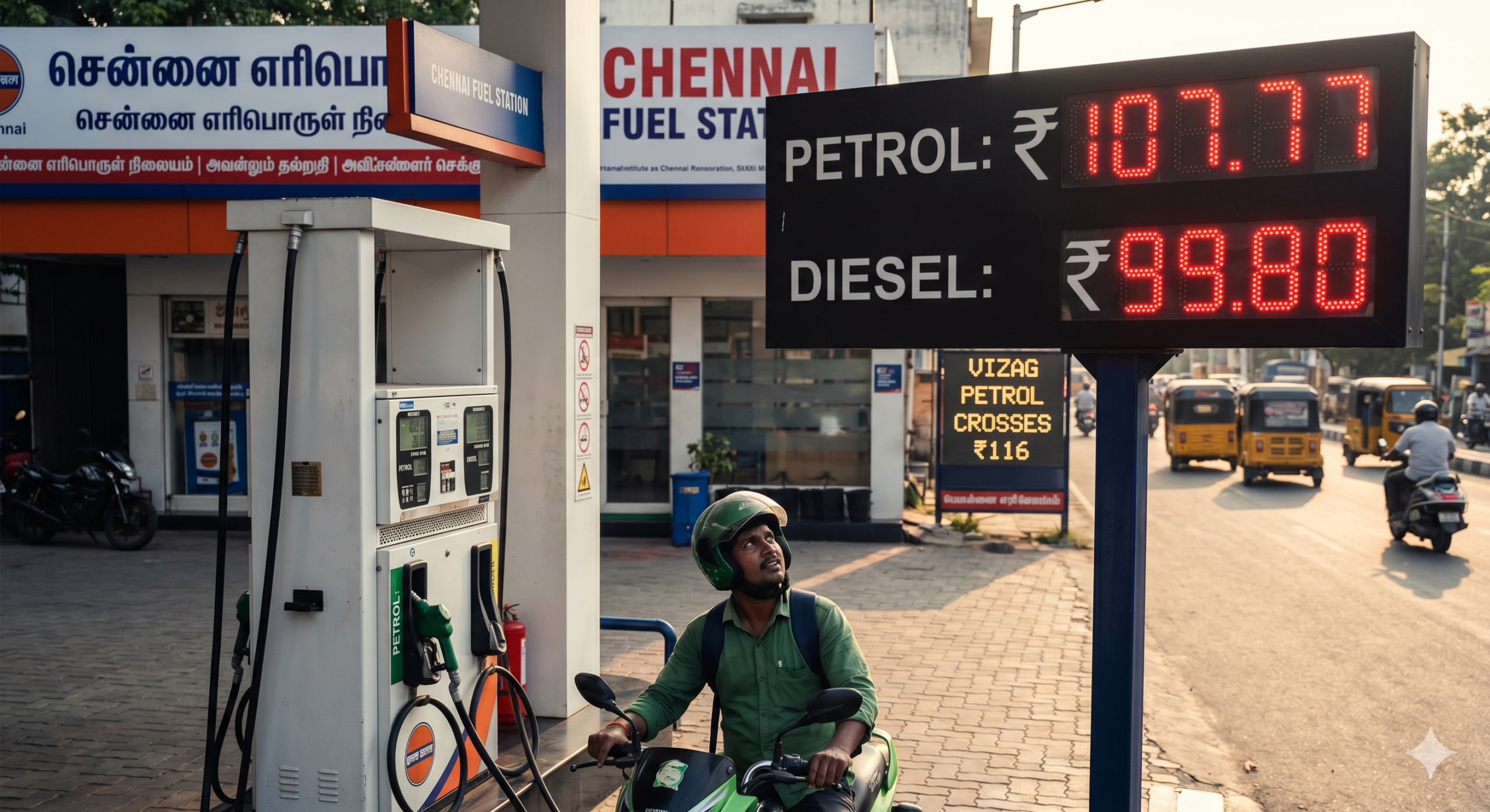 Petrol Price Trends 2026: Vizag Crosses ₹116 – What It Means for Chennai & Tamil Nadu